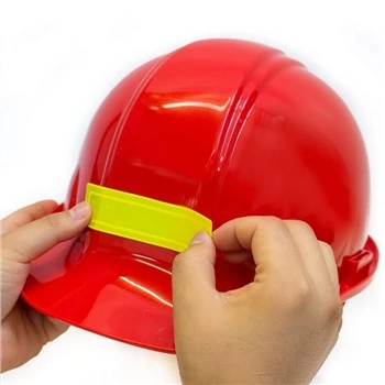 Odsevne nalepke za gasilsko čelado, skladne z NFPA - fluorescentne