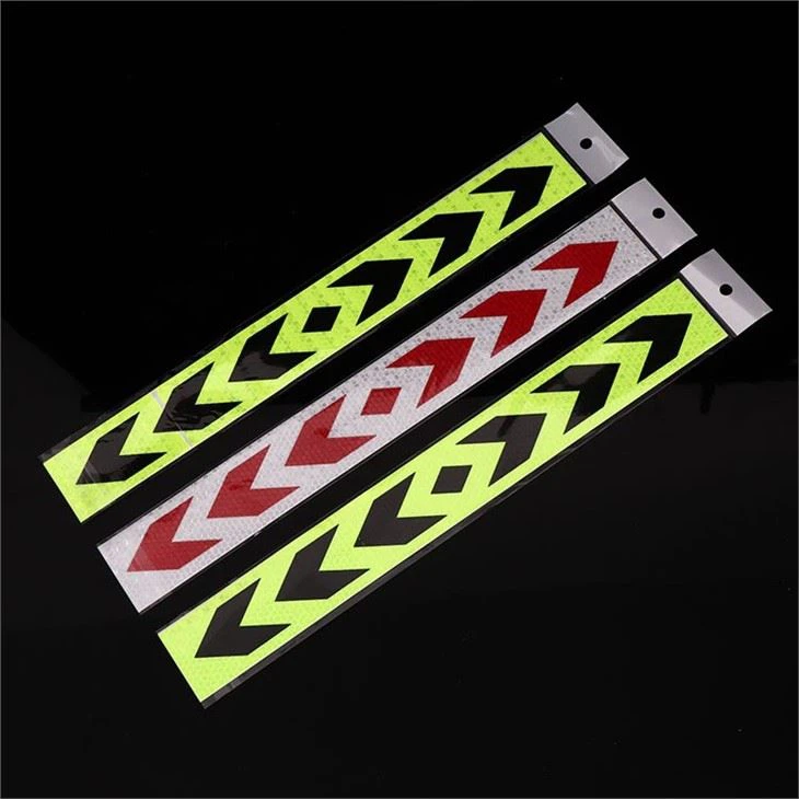 Reflective Sticker With Arrows For Vehicle
