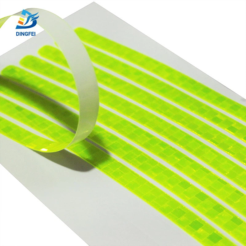 PVC Reflective Tire Rim Stripe Stickers for Car and Motorcycle 12 PVC Reflective Tire Rim Stripe Stickers for Car and Motorcycle 12