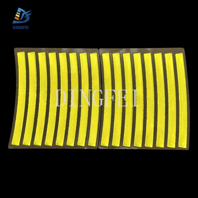 Reflective Wheel Rim Stripes