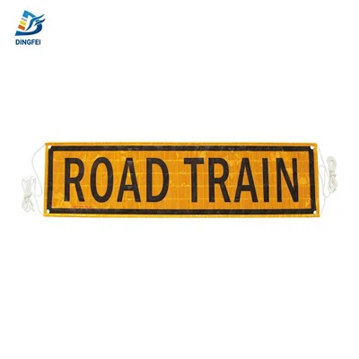 Visoko intenziven vinilni odsevni transparent za cestni vlak